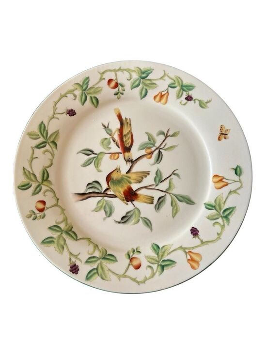 Andrea By Sadek Other - Andrea by Sadek Decorative Plate, “Birds in the Garden”, Vintage, Green …